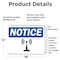 Signmission Symbol Only - Radio Frequency Hazard OSHA Notice Sign, Vinyl Decal, 18in W x 12in L, 2PK OS-2PACK-NS-D-1218-L-16642 - alternate 2